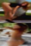 Horny kissing housewife